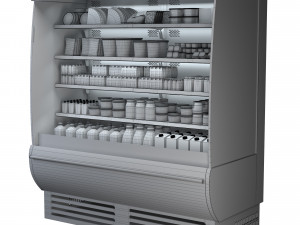 Dairy showcase 3D Model