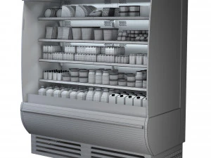 Dairy showcase 3D Model
