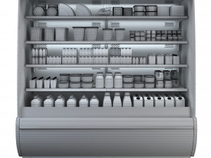 Dairy showcase 3D Model