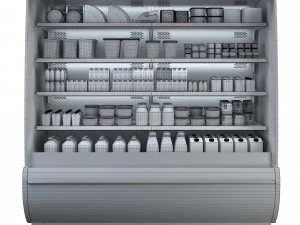 Dairy showcase 3D Model