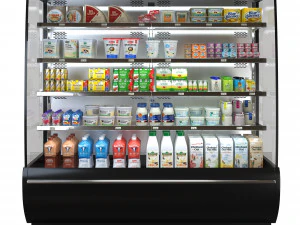 Dairy showcase 3D Model