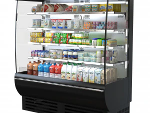 Dairy showcase 3D Model