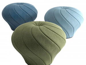 Champignon pouf 3D Model