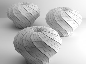 Champignon pouf 3D Model