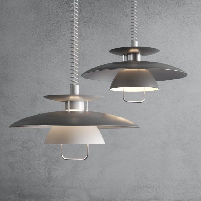 Nadija suspension 3D Model .c4d .max .obj .3ds .fbx .stl .blend 