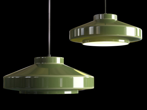 Ruffo Ceramic Pendant Lamp 3Dモデル