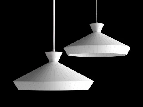 Tagi Ceramic pendant lamp 3D Model