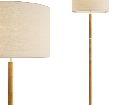 John Lewis Parawood Floor Lamp 3D 模型