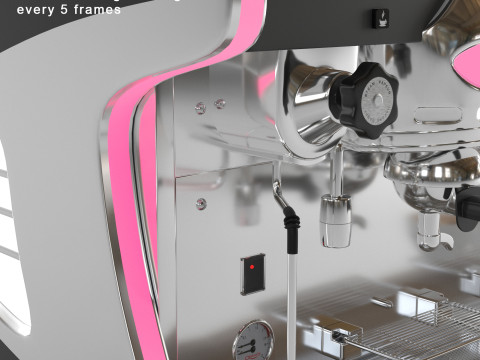 Astoria Sabrina Vintage Espresso Machine 3D 模型