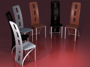 stylish chair Model 3D