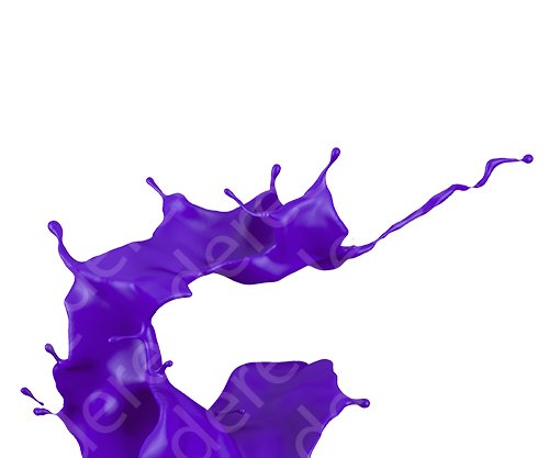 3d paint splash isolated on white background CG テクスチャ .c4d .max .obj .3ds .fbx .stl .blend 