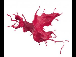 3d paint splash isolated on white background CG Textures