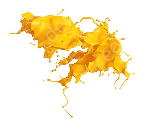3d paint splash isolated on white background CG Dokuları .c4d .max .obj .3ds .fbx .stl .blend 