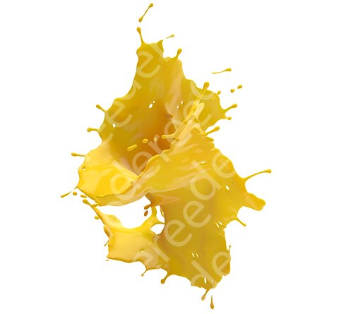 3d paint splash isolated on white background Tekstur CG .c4d .max .obj .3ds .fbx .stl .blend 