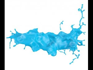 3d paint splash isolated on white background CG Textures