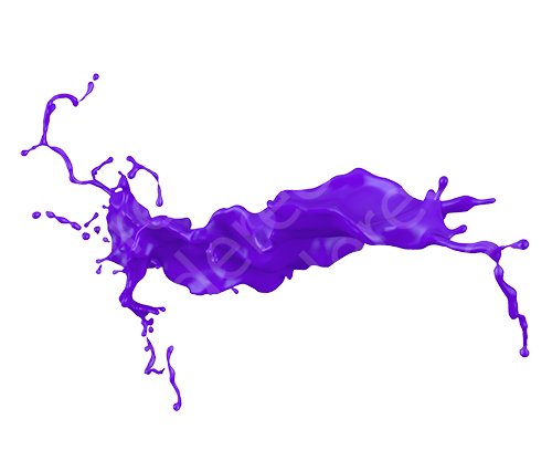 3d paint splash isolated on white background CG 纹理 .c4d .max .obj .3ds .fbx .stl .blend 