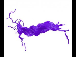 3d paint splash isolated on white background CG Textures