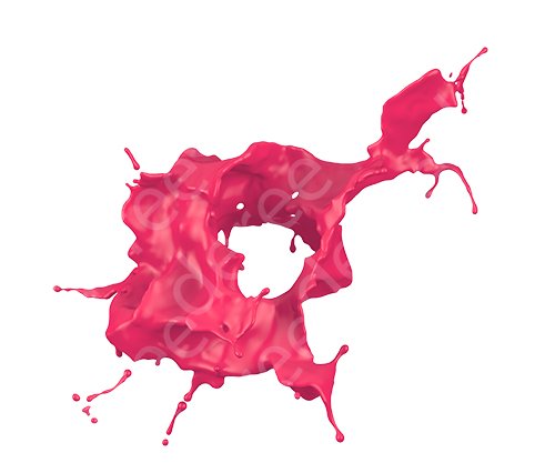 3d paint splash isolated on white background CG Текстури .c4d .max .obj .3ds .fbx .stl .blend