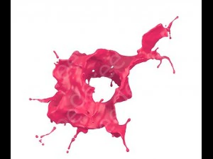 3d paint splash isolated on white background CG Textures