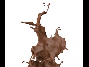 3d paint splash isolated on white background CG Texturen