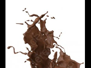 3d paint splash isolated on white background CG Textures