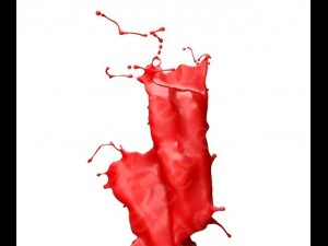 3d paint splash isolated on white background CG Textures