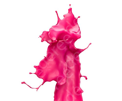 3d paint splash isolated on white background CG Textures .c4d .max .obj .3ds .fbx .stl .blend 