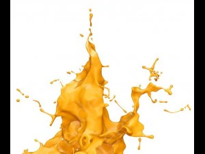 3d paint splash isolated on white background CG Textures