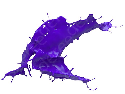 3d paint splash isolated on white background CG Textures .c4d .max .obj .3ds .fbx .stl .blend 