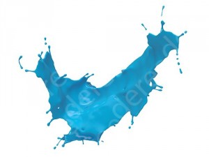 3d paint splash isolated on white background CG Texturen