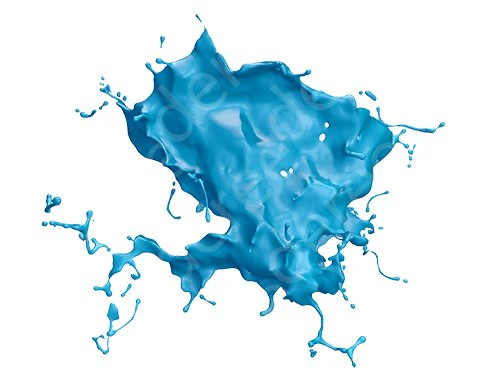 3d paint splash isolated on white background CG Textures .c4d .max .obj .3ds .fbx .stl .blend