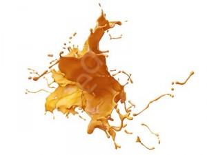 3d paint splash isolated on white background CG Texturen