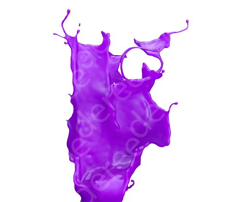 3d paint splash isolated on white background CG Textures .c4d .max .obj .3ds .fbx .stl .blend 