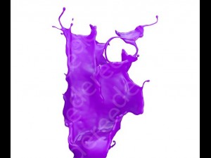 3d paint splash isolated on white background CG Texturen