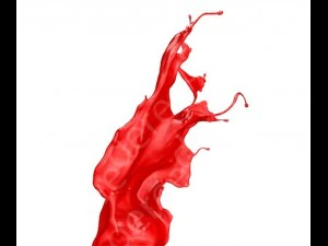 흰색 배경에 고립 된 3d 페인트 얼룩 CG 텍스쳐