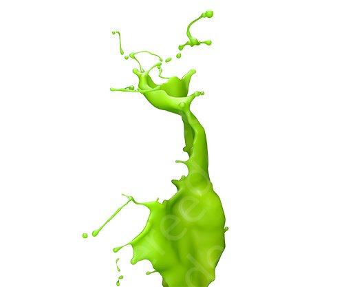 3d paint splash isolated on white background Tekstur CG .c4d .max .obj .3ds .fbx .stl .blend 