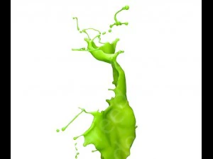 흰색 배경에 고립 된 3d 페인트 얼룩 CG 텍스쳐