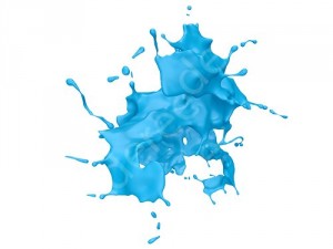 3d paint splash isolated on white background CG Texturen
