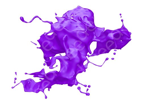 3d paint splash isolated on white background CG टेक्स्चर्स .c4d .max .obj .3ds .fbx .stl .blend 