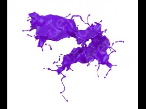 3d paint splash isolated on white background CG Texturen