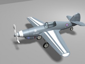 fighter plane Model 3D
