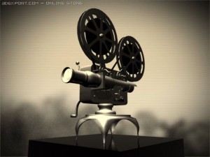 classic reel to reel projector Model 3D