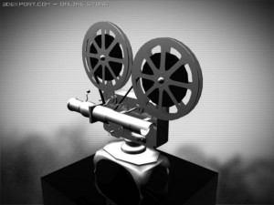 classic reel to reel projector 3D Model