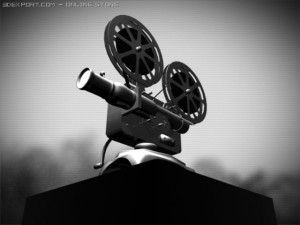 classic reel to reel projector 3D Model