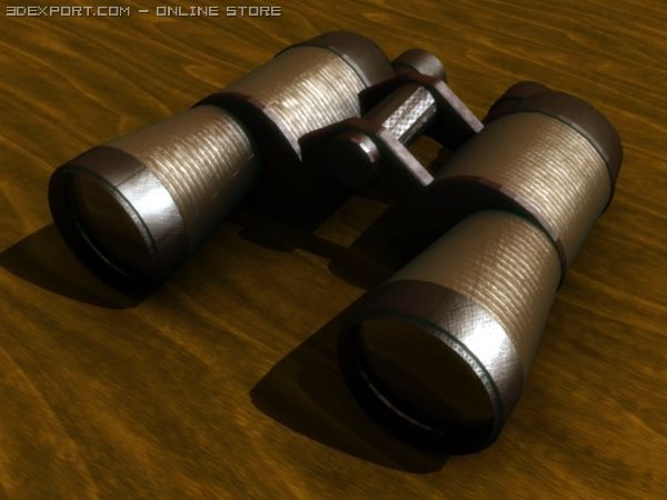 binoculars 3D Model .c4d .max .obj .3ds .fbx .stl .blend