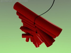 chinese new year firecrackers 3Dモデル