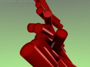 chinese new year firecrackers 3Dモデル