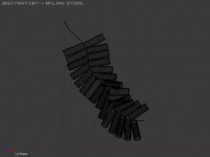 chinese new year firecrackers 3Dモデル