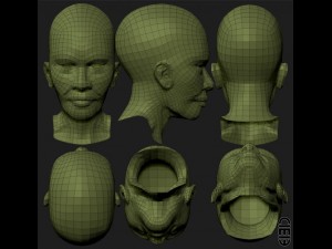 head of the character 3D Модель