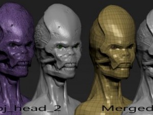 alien head 3D Модель
